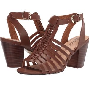 NEW Bella Vita Women's Lissie Gladiator Sandals in Tan Brown Size 6.5WW